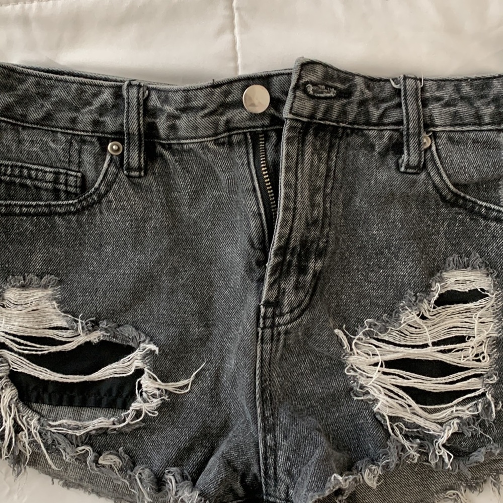 Gray Ripped Jeans - Picture 2 of 3